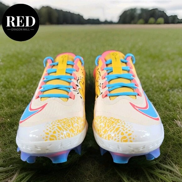 Nike Alpha Huarache Elite Low New York PE Baseball Cleats RBI - Men's Size 10.5 - Picture 4 of 16